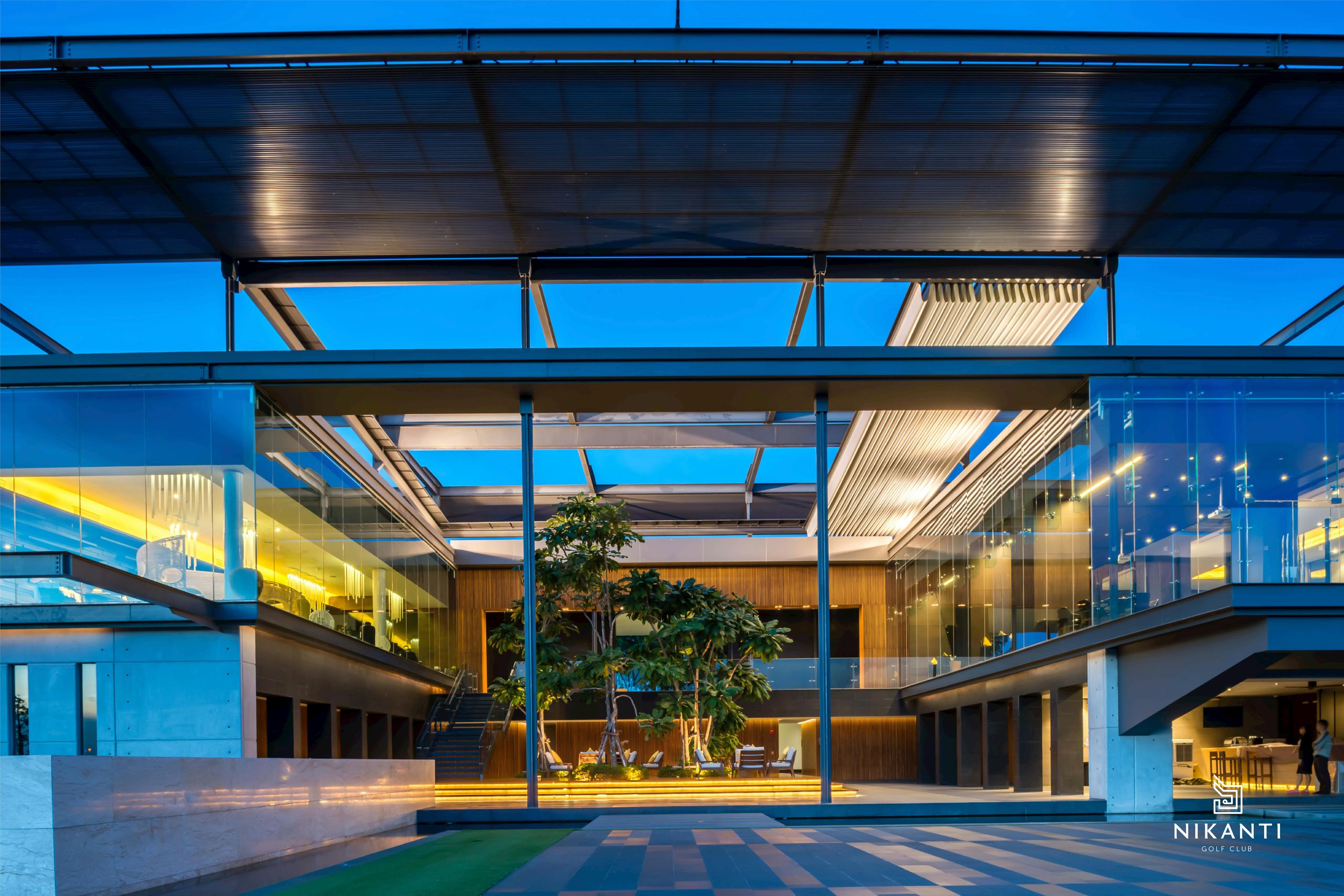 Nikanti Golf Clubhouse — Balcony & Terrace