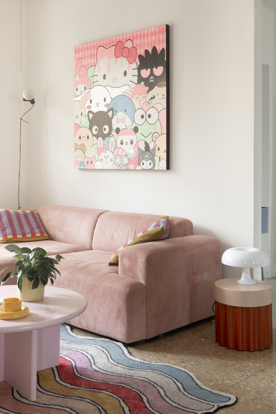 CASA POLLY – Ristrutturazione Appartamento | Roma – San Giovanni 100 mq — Living Room