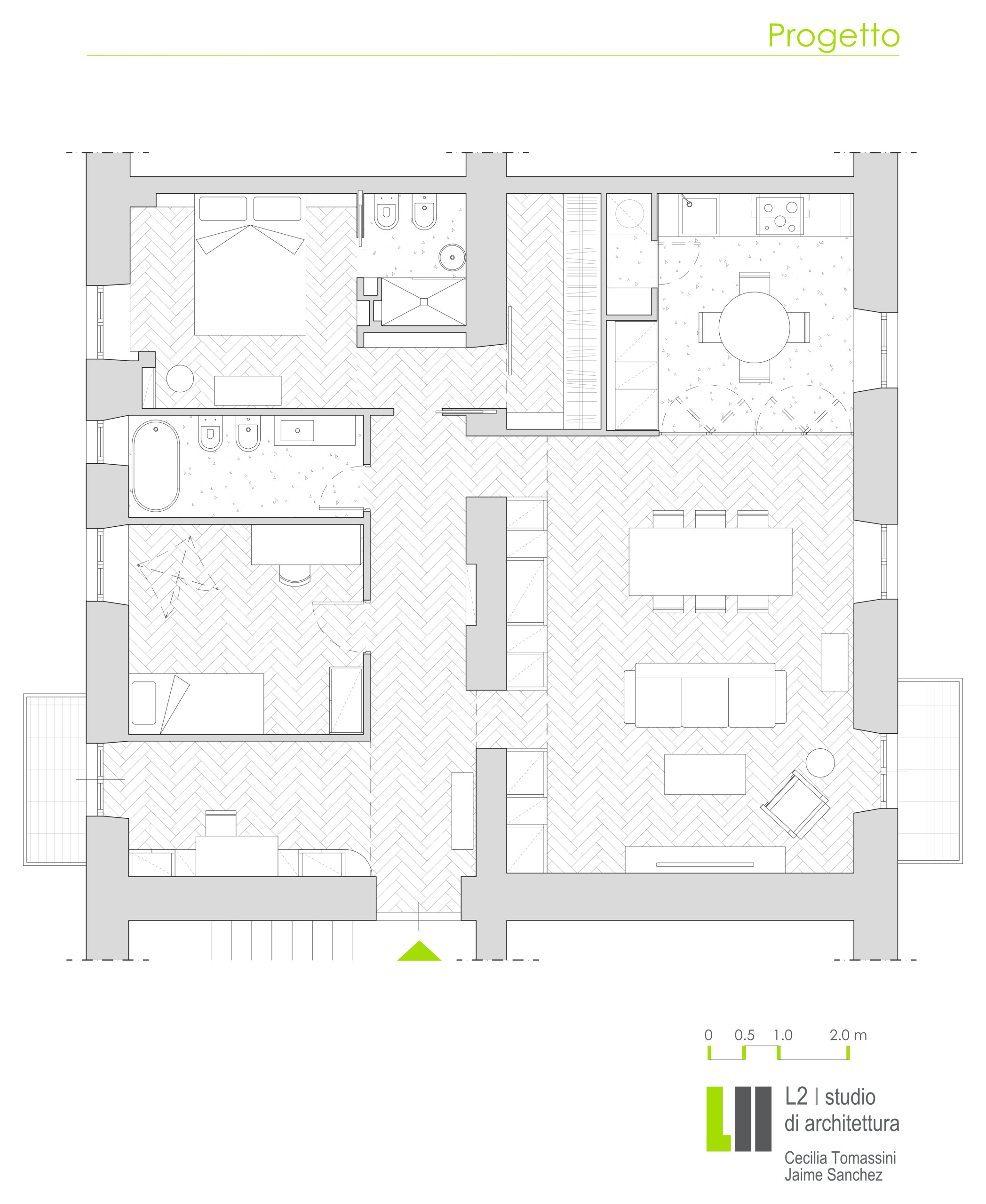 Casa Chiana | 120 MQ — Floor Plan