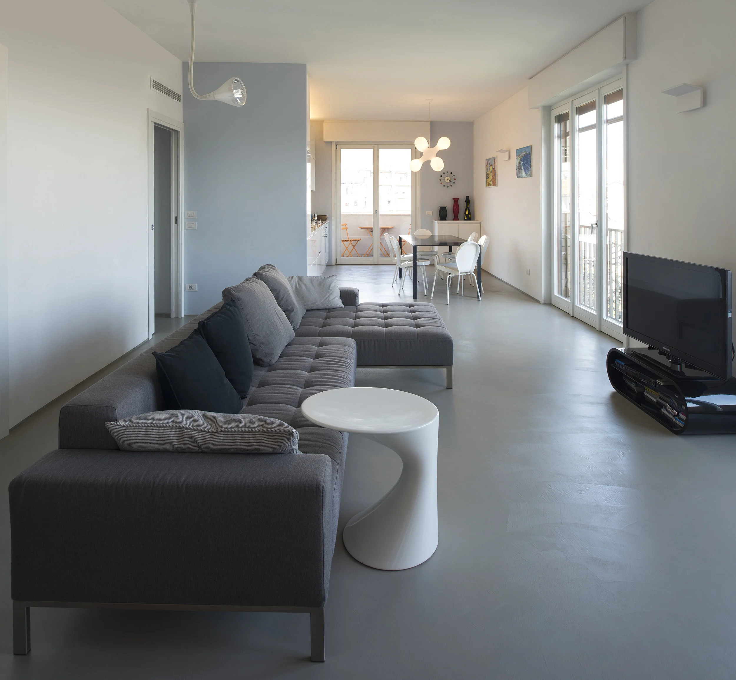 Apartment in Via Tiepolo Milan — Living Room