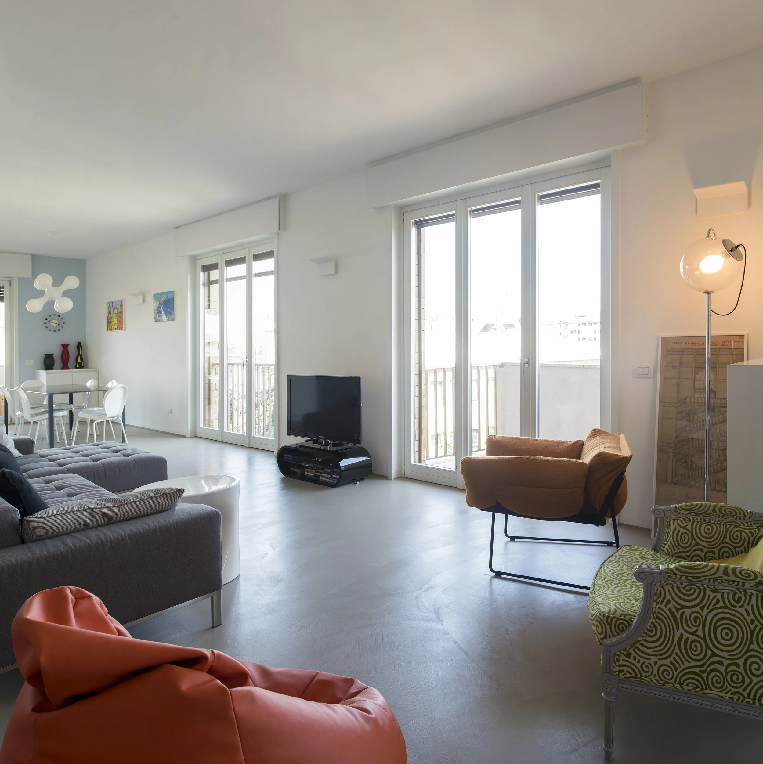 Apartment in Via Tiepolo Milan — Living Room
